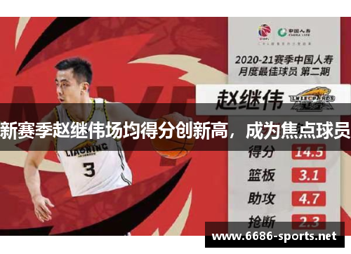 新赛季赵继伟场均得分创新高,成为焦点球员